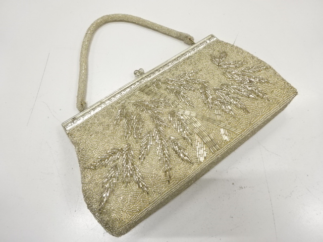 アンティーク　ビーズバッグ